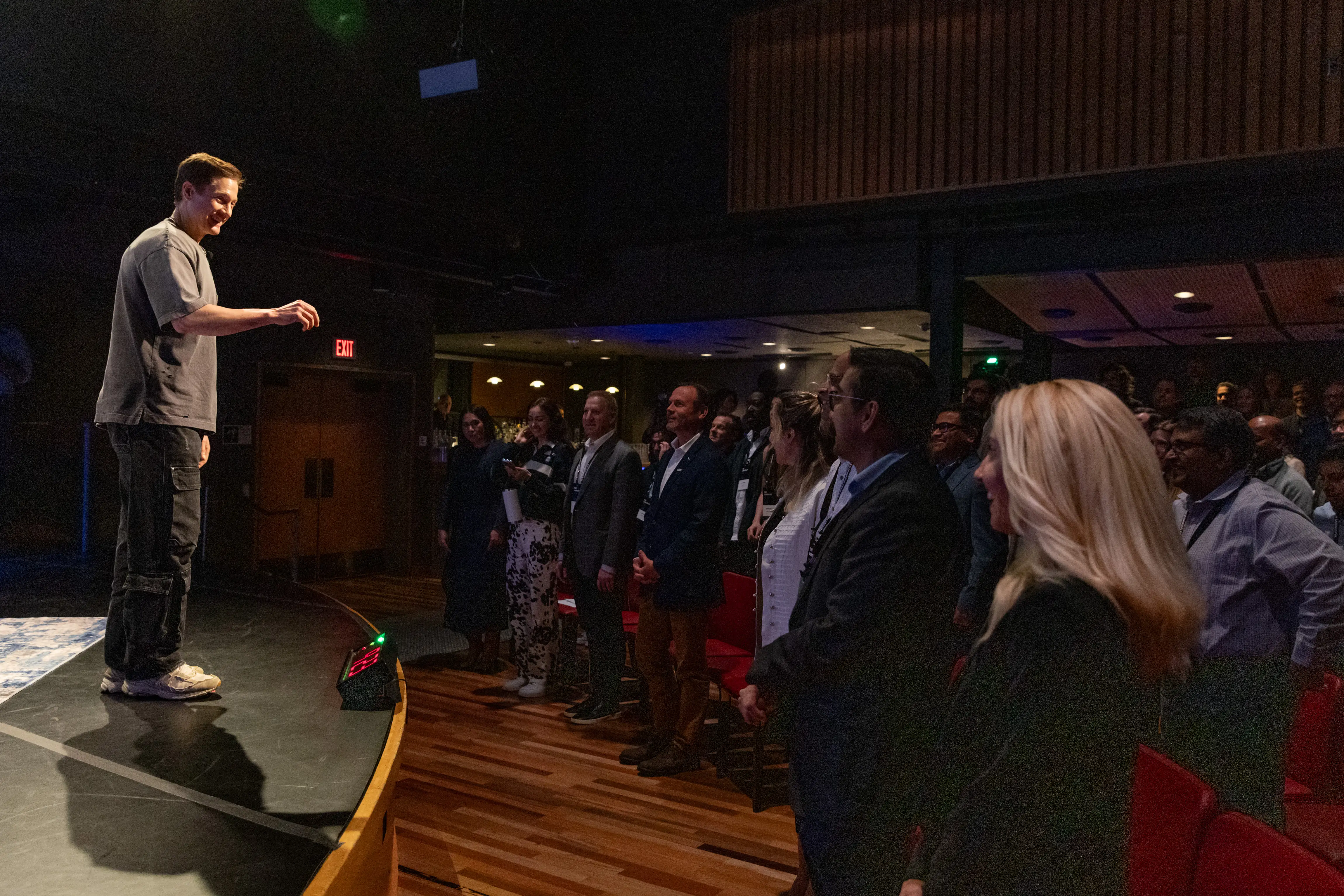 Bryan Johnson speaking at Business Insider event