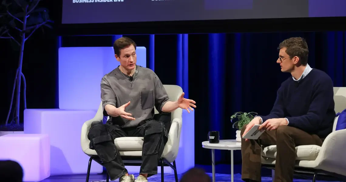 Backstage with Bryan Johnson at The Long Play, where everyone wanted a selfie