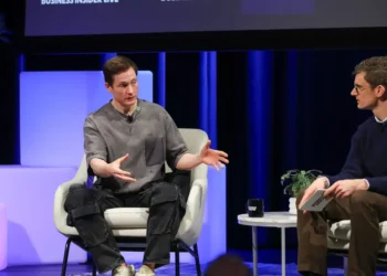 Backstage with Bryan Johnson at The Long Play, where everyone wanted a selfie