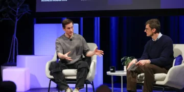 Backstage with Bryan Johnson at The Long Play, where everyone wanted a selfie