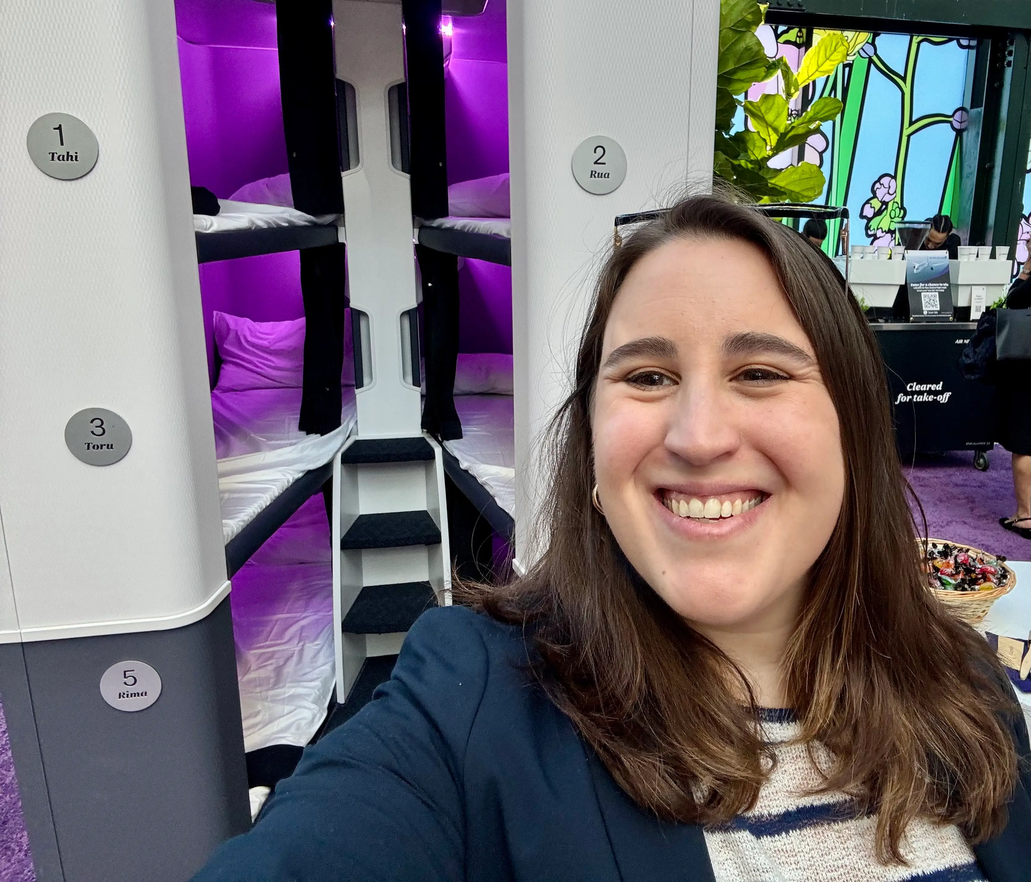 The author with the Skynest.