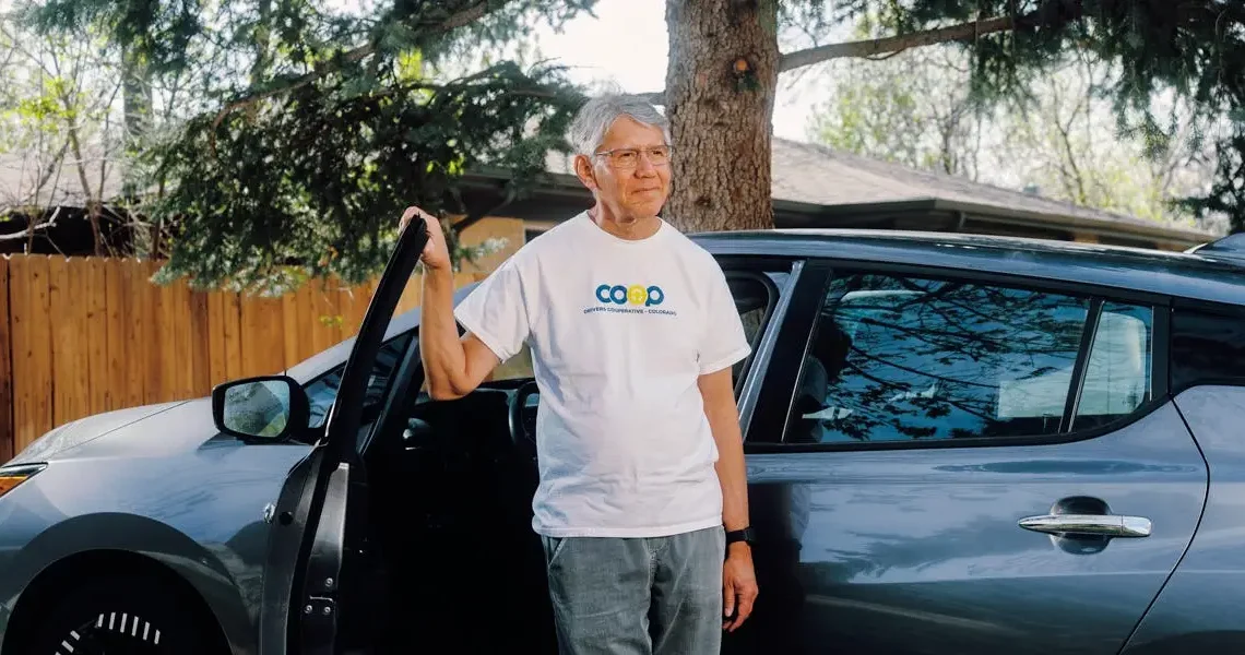 I drive for a ride-hailing cooperative for extra cash instead of Uber or Lyft