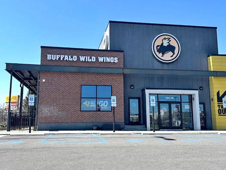 The exterior of a Buffalo Wild Wings restaurant.