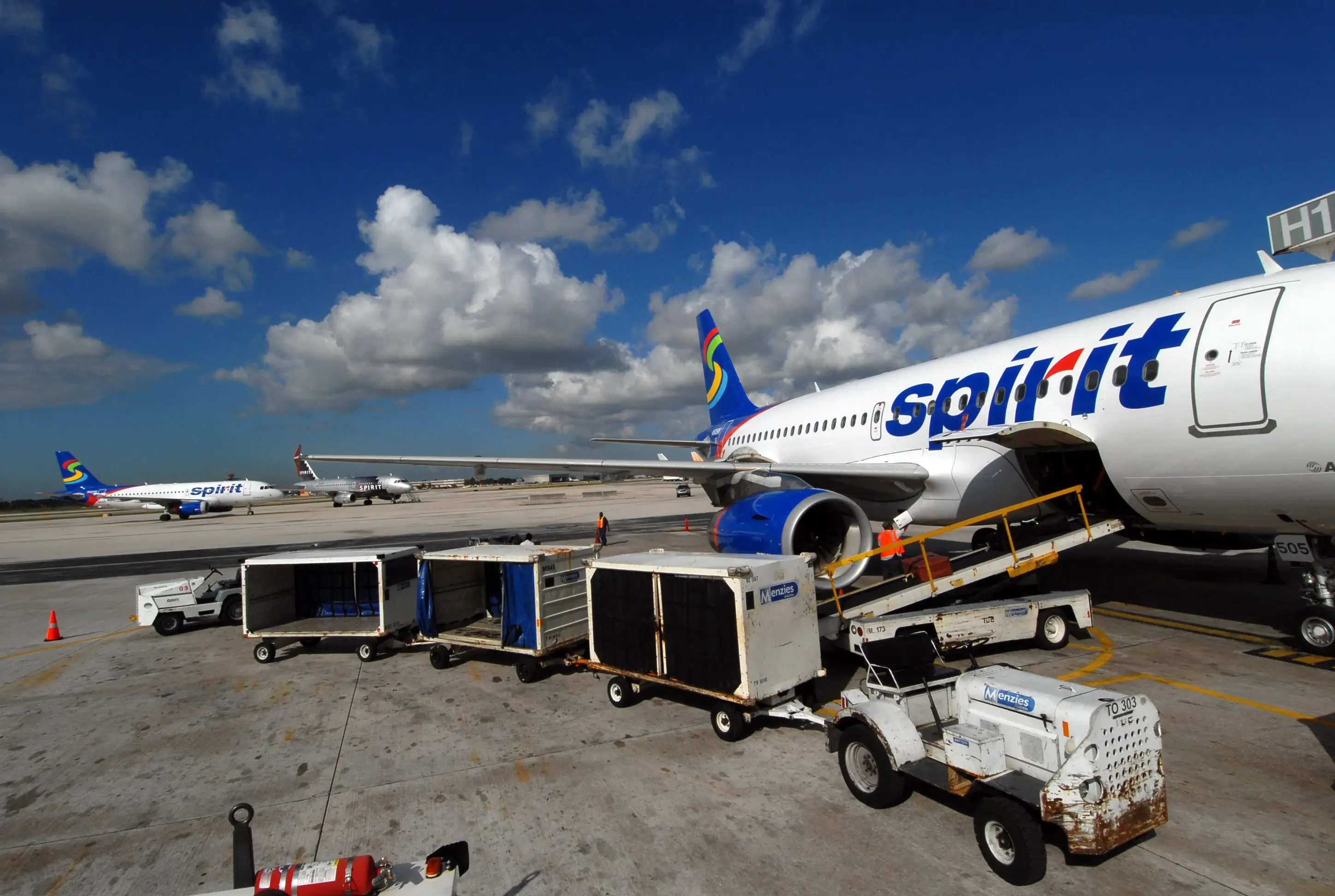 Spirit's planes in 2007.