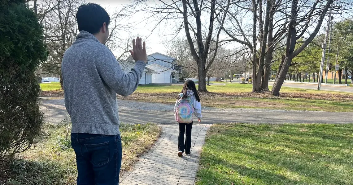 I let my 8-year-old walk to school alone and taught her to cook at 7. I want her to be independent, like I was growing up.
