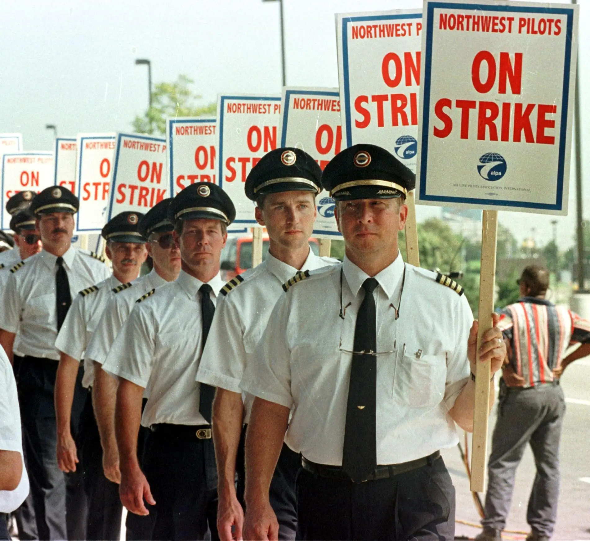 Northwest pilot strike.