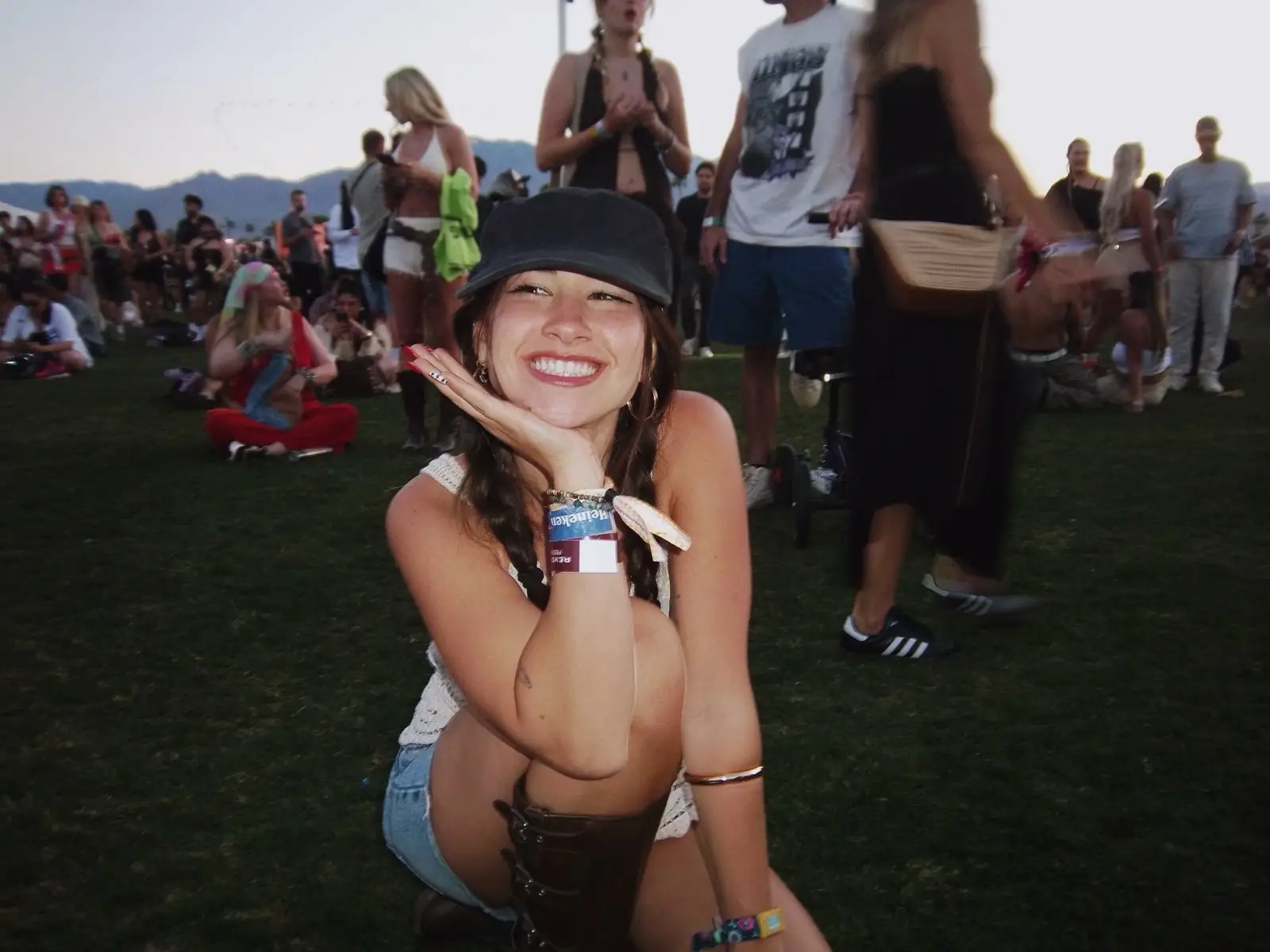 Jillian Webber, content creator, at Coachella in 2026
