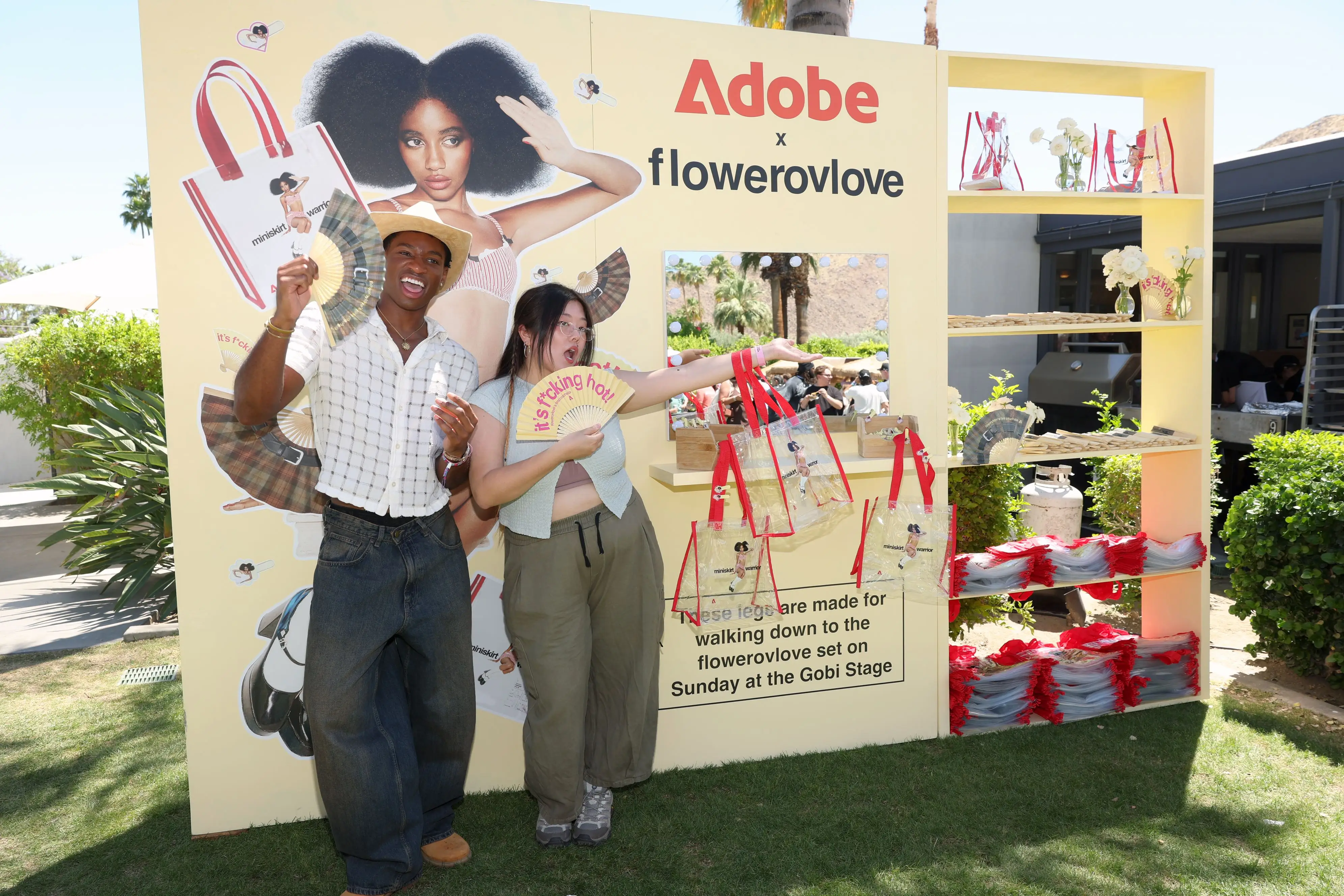 Guests attend Interscope and Capitol Records Coachella Party, with a collaboration with Adobe.