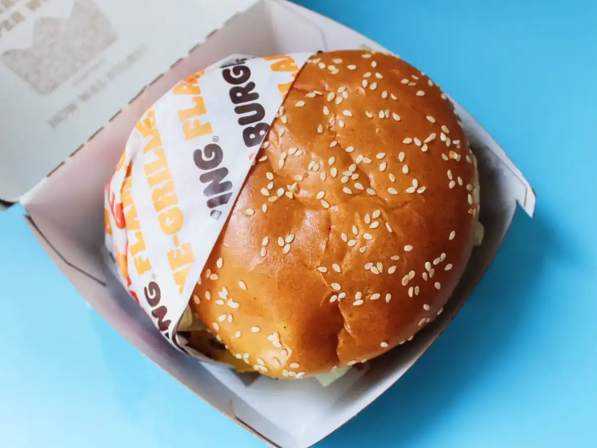 burger king whopper with cheese