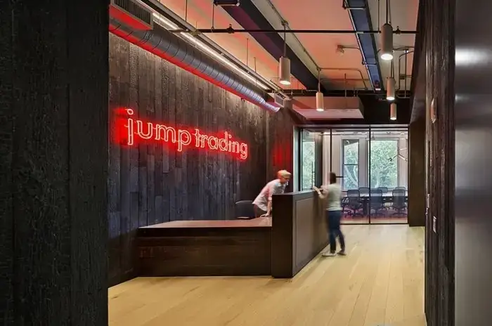 Jump Trading office lobby