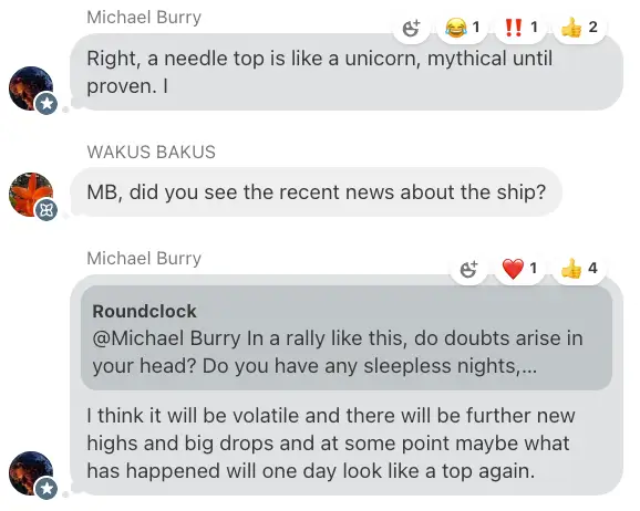 Michael Burry's posted on Substack about a 