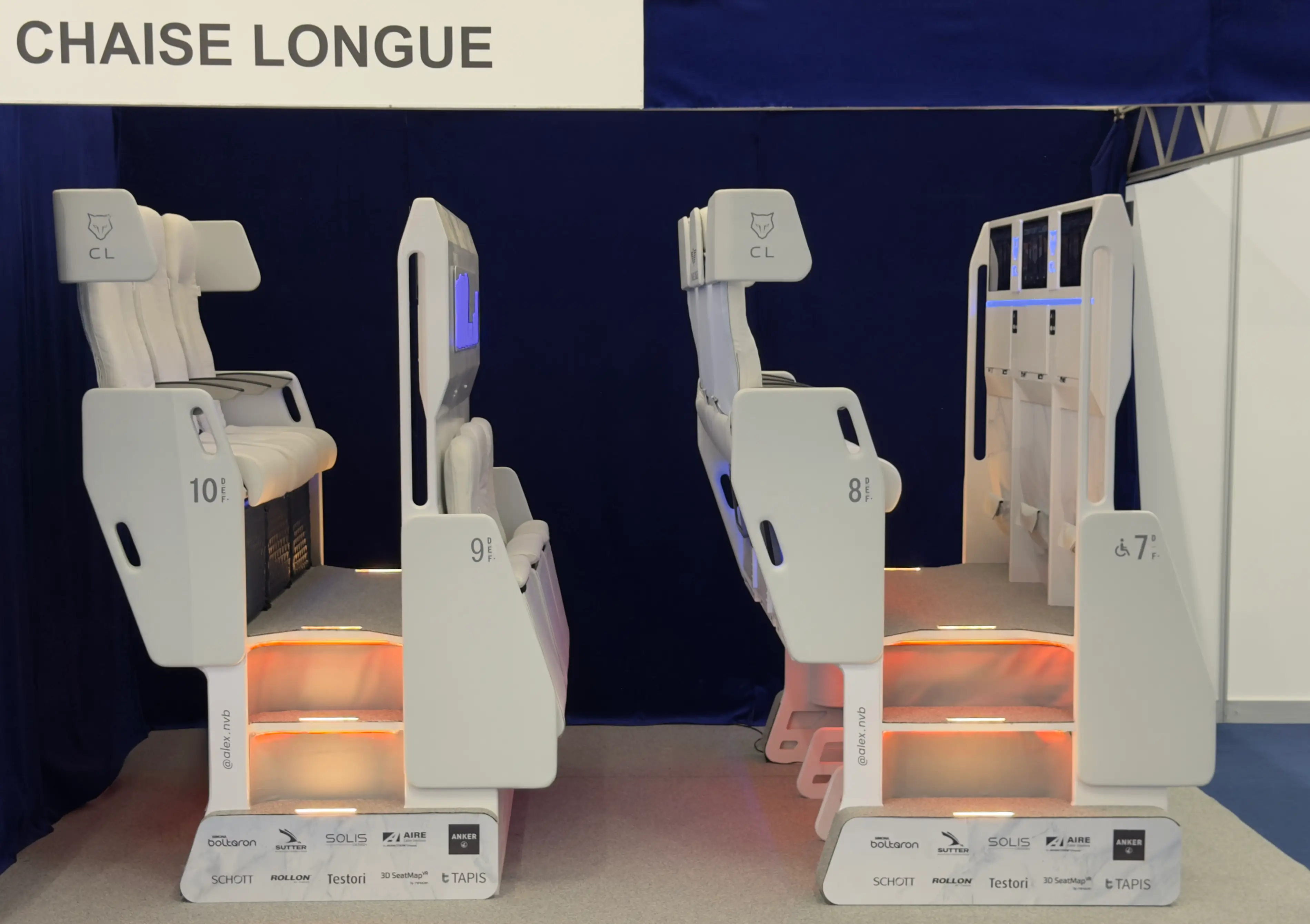 Chaise Lounge stacked seating