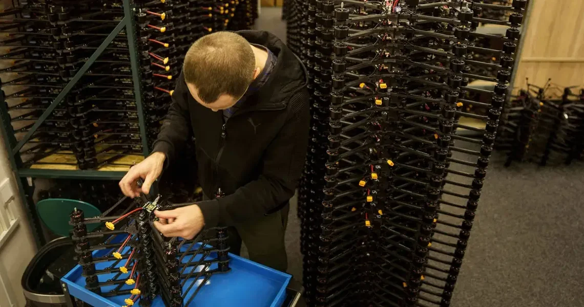 A Ukrainian drone company says it’s teaming up with a US firm because staying home means getting ‘eliminated’