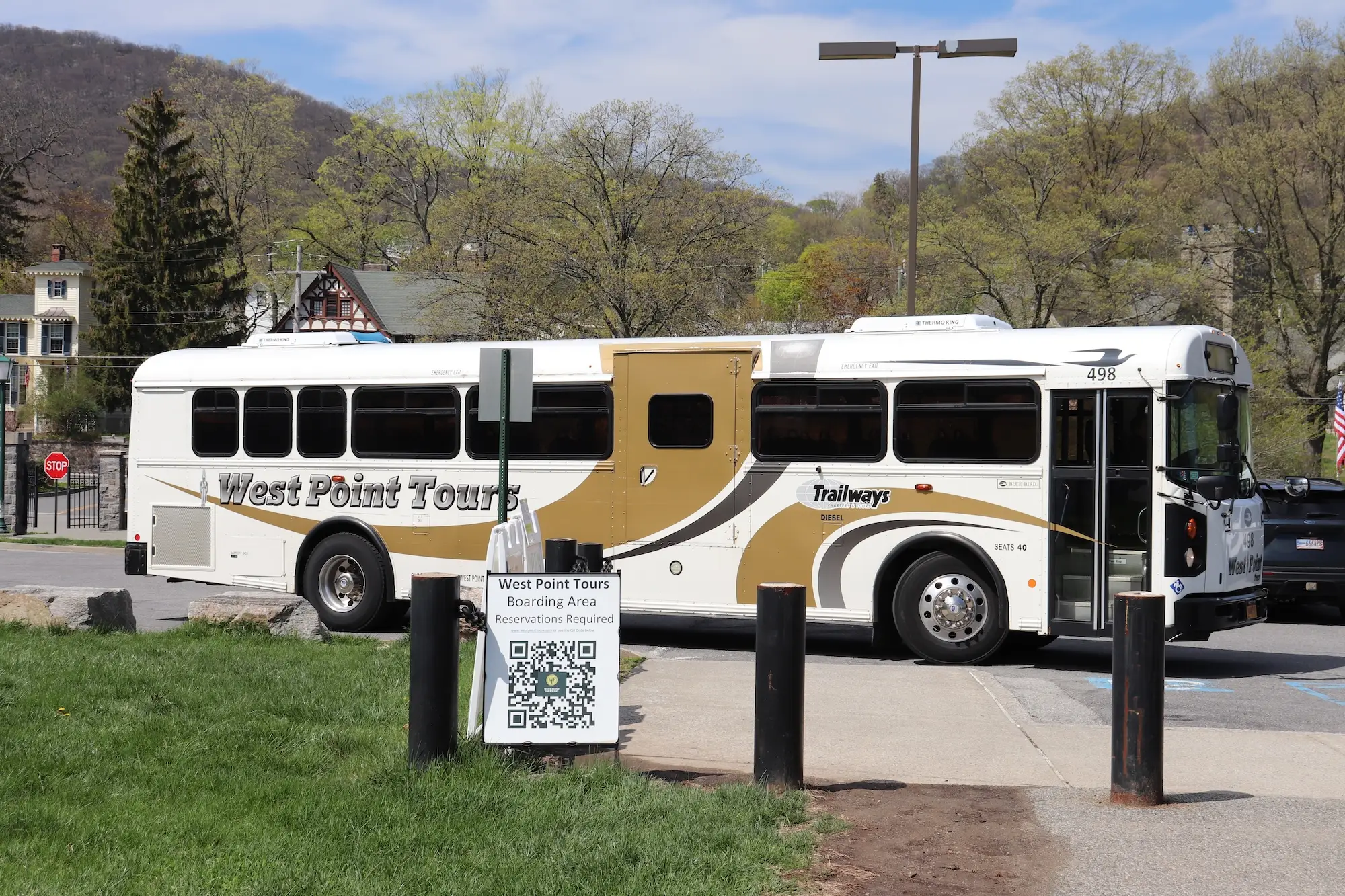 A West Point tour bus.