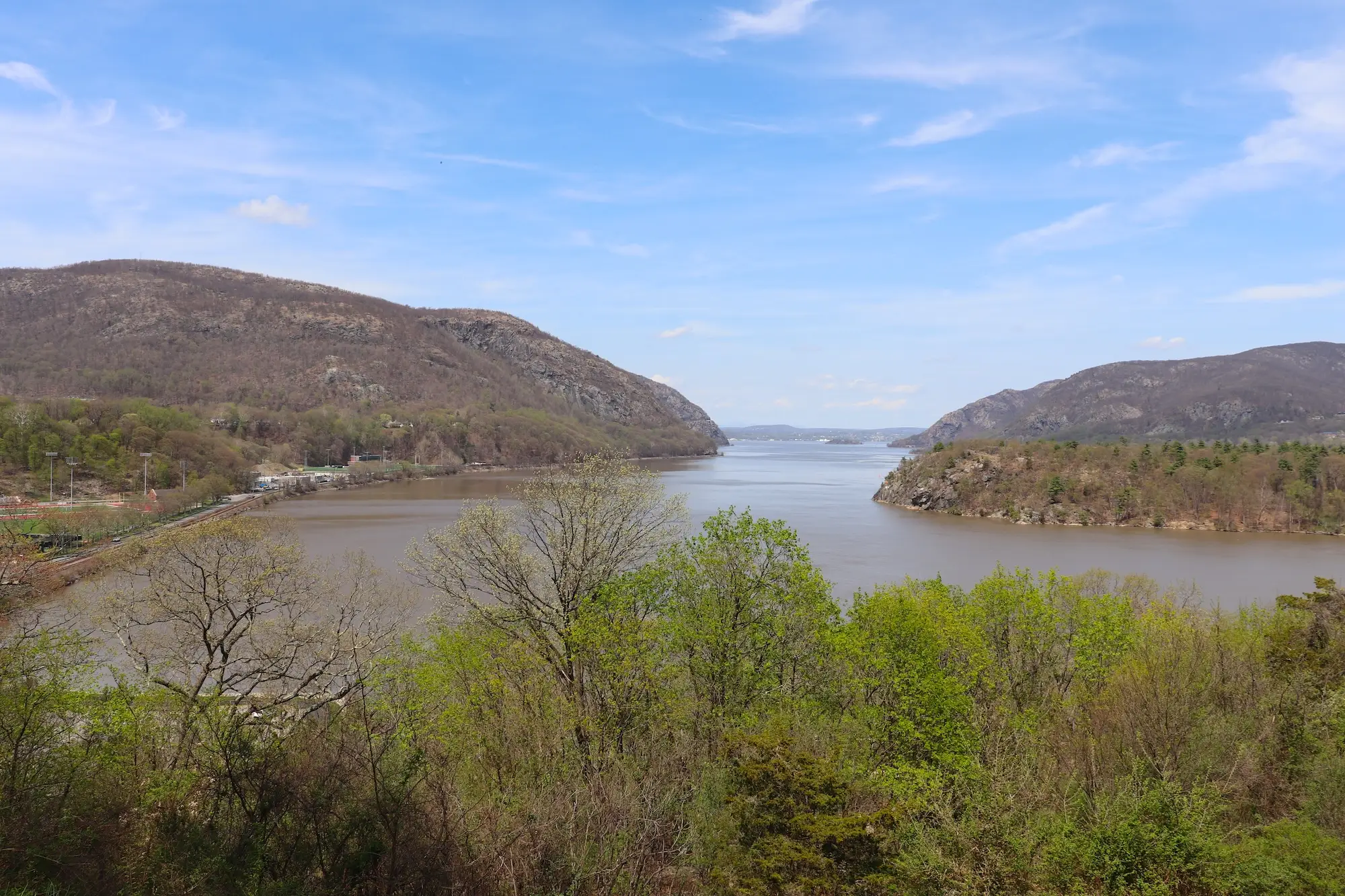 The Hudson River viewed from West Point.