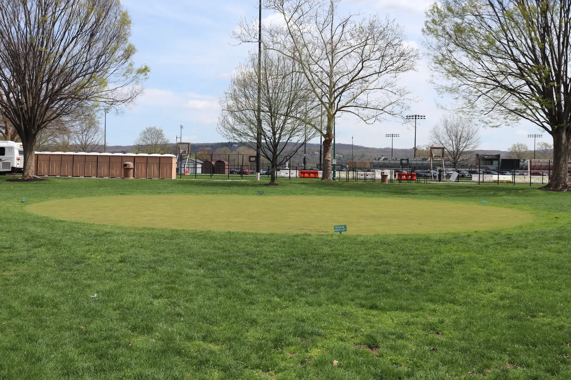 A putting green at West Point.
