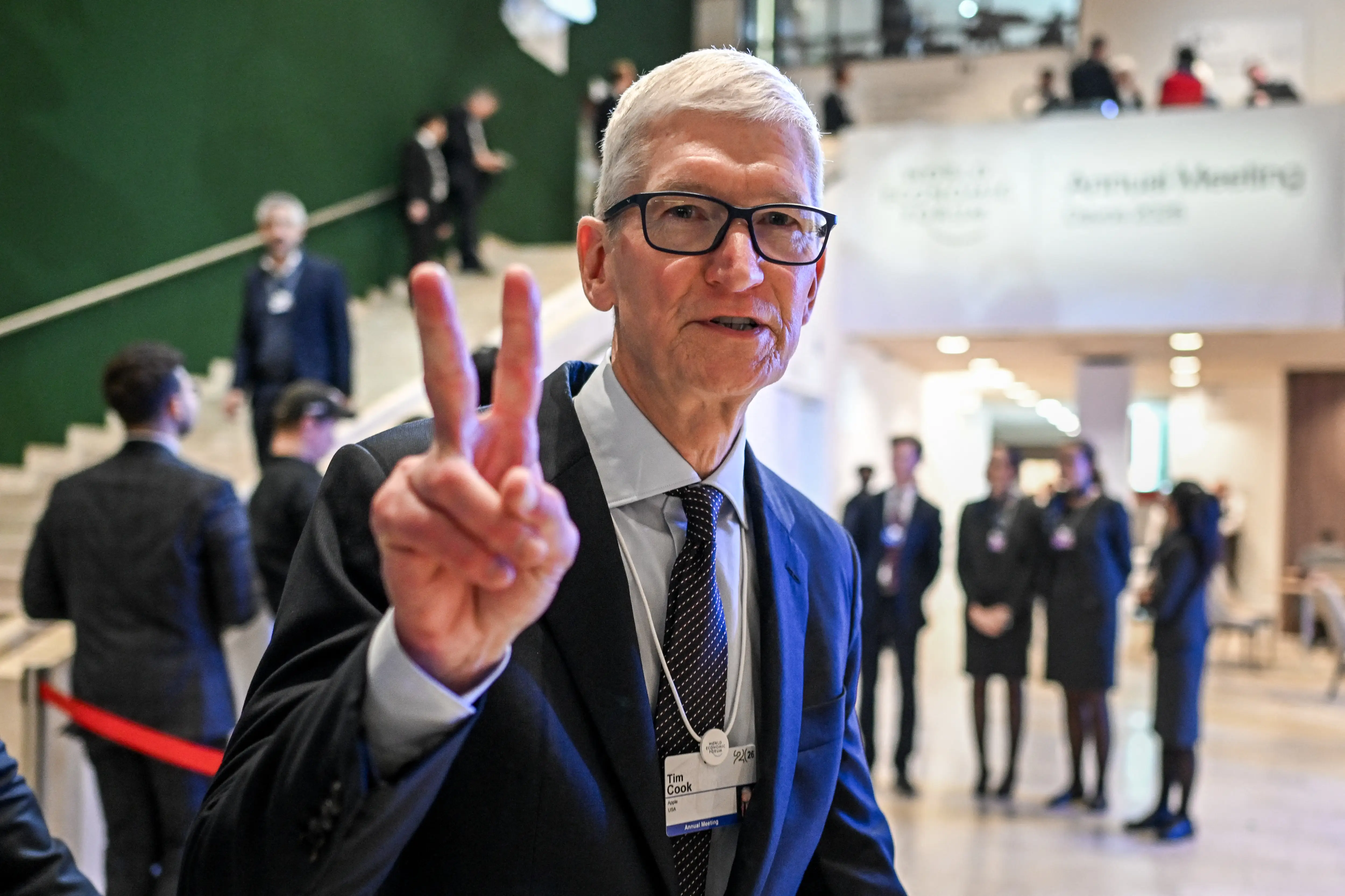 Former Apple CEO Tim Cook at an event.