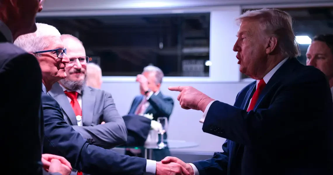 Trump praises ‘Tim Apple’ in a nod to his infamous name slip-up