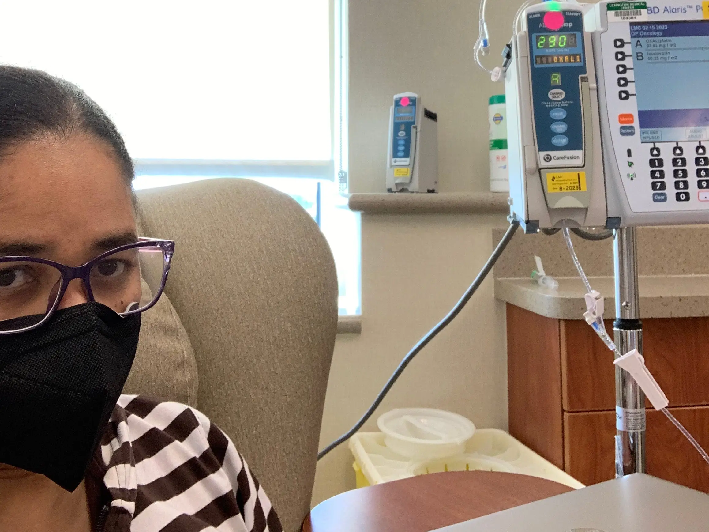 Shambi Broome in chemo