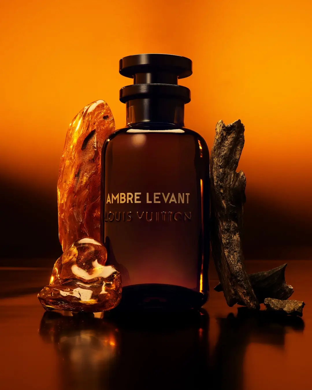 The Ambre Levant fragrance from Louis Vuitton.