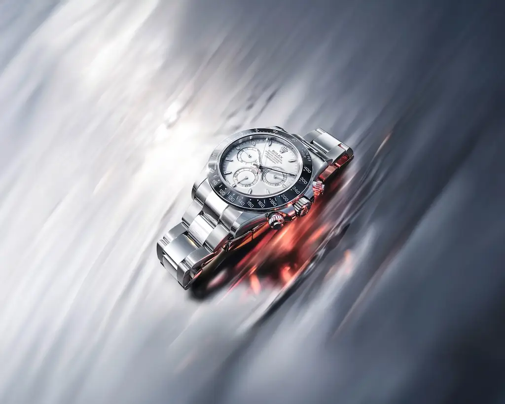 The Oyster Perpetual Cosmograph Daytona watch from Rolex.
