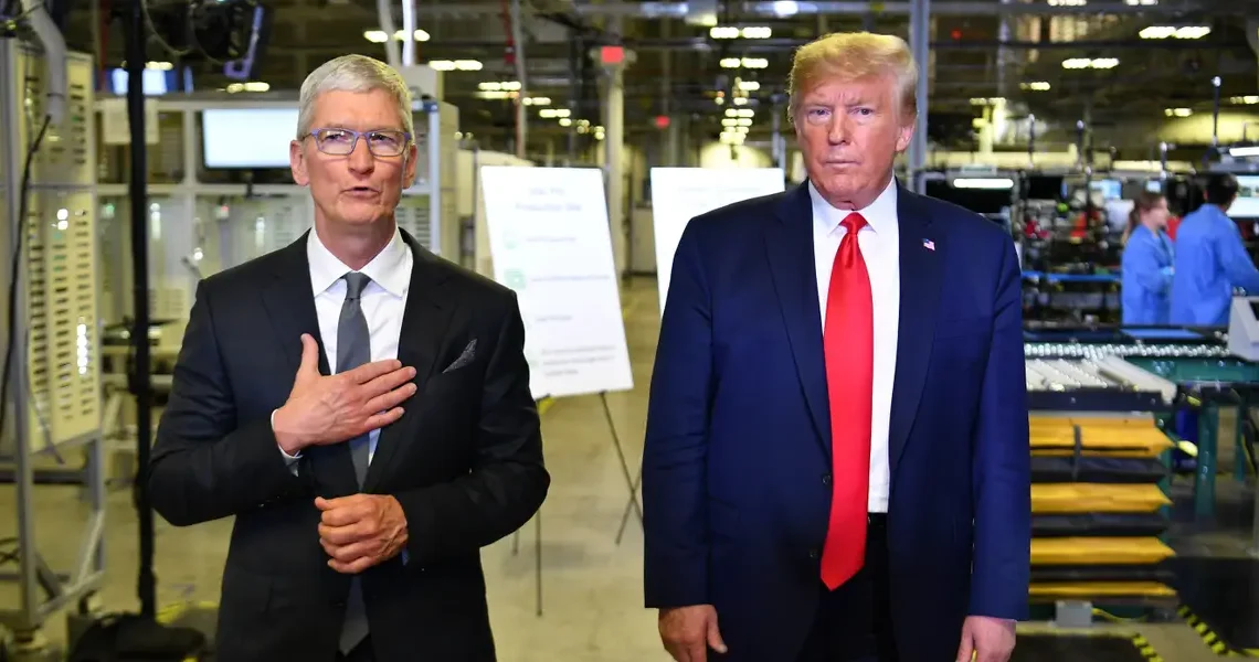 Tim Cook started courting Donald Trump with a phone call. It worked.