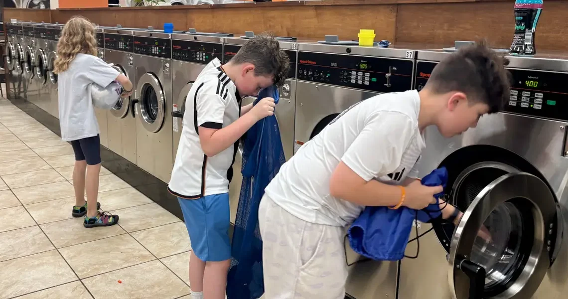 I ran a life skills camp for middle school kids. They learned to do laundry, cook dinner, and navigate Chicago without phones.