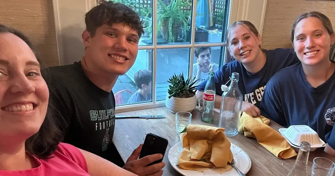 My 3 teens text me throughout the day and check my location. I could be frustrated by this digital tethering, but I’m grateful.