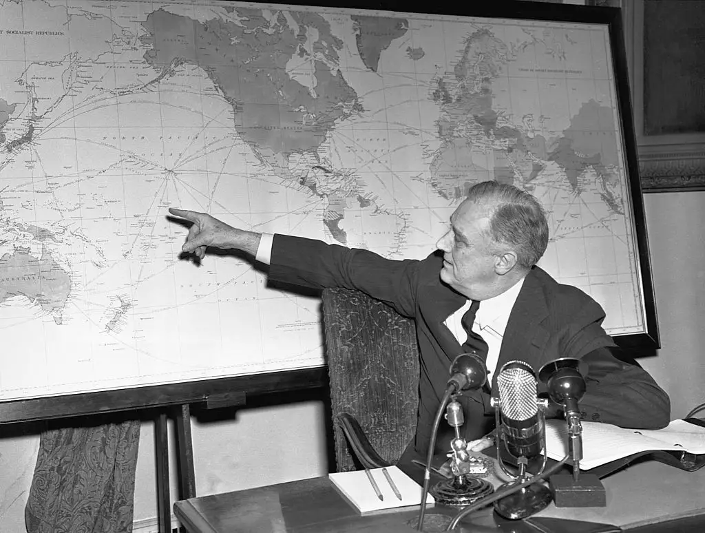 FDR during World War II.