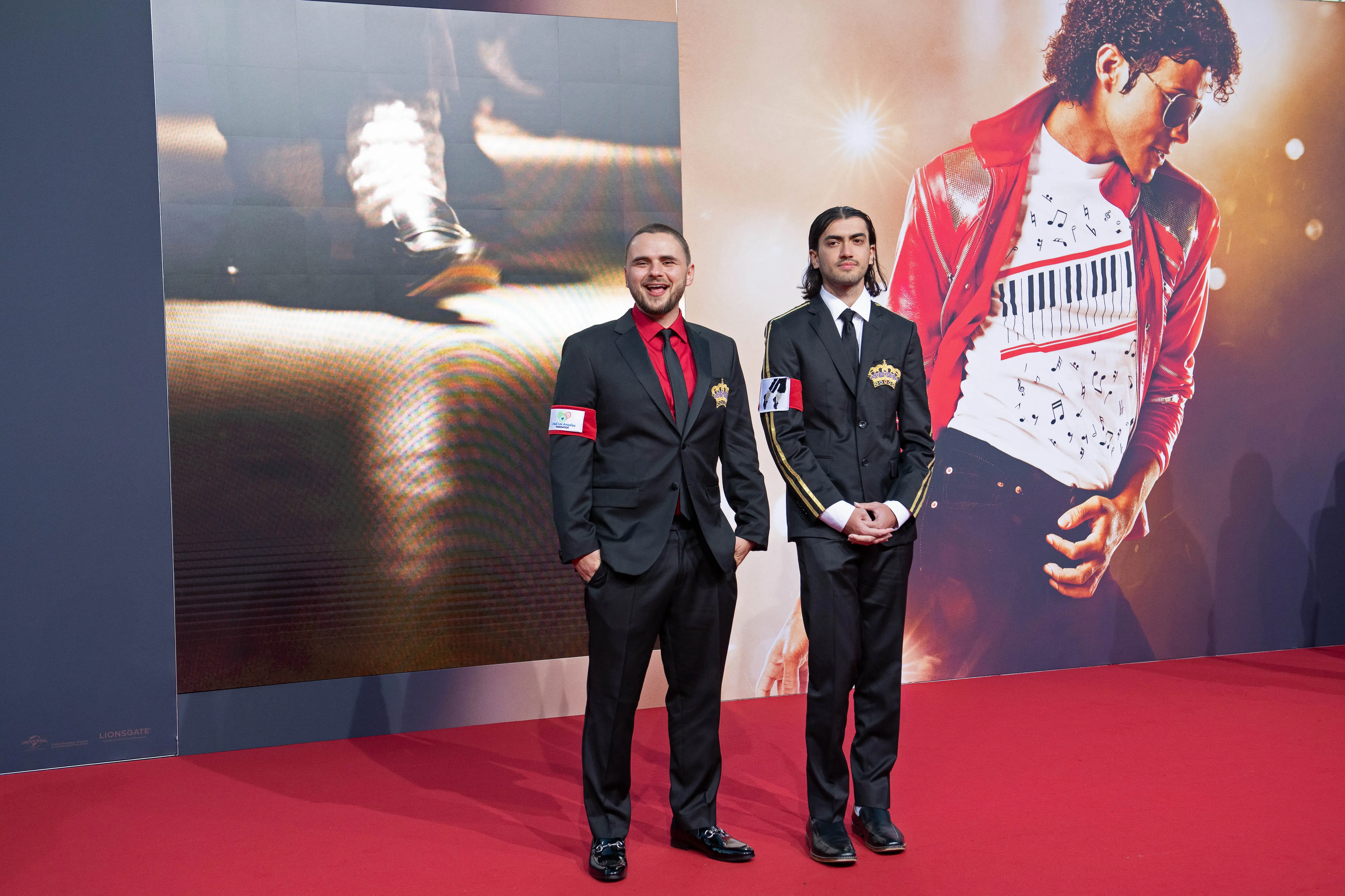 Prince Jackson and Bigi Jackson at the Berlin premiere of 