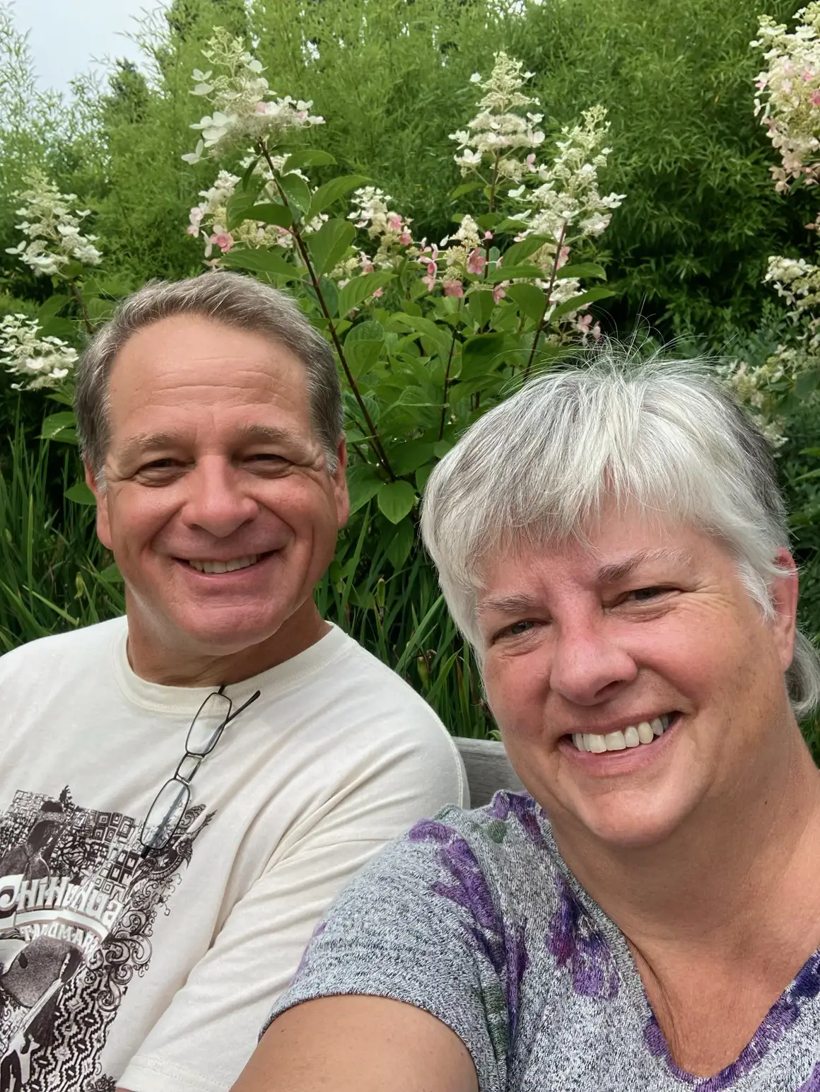 Harry Jone with his wife