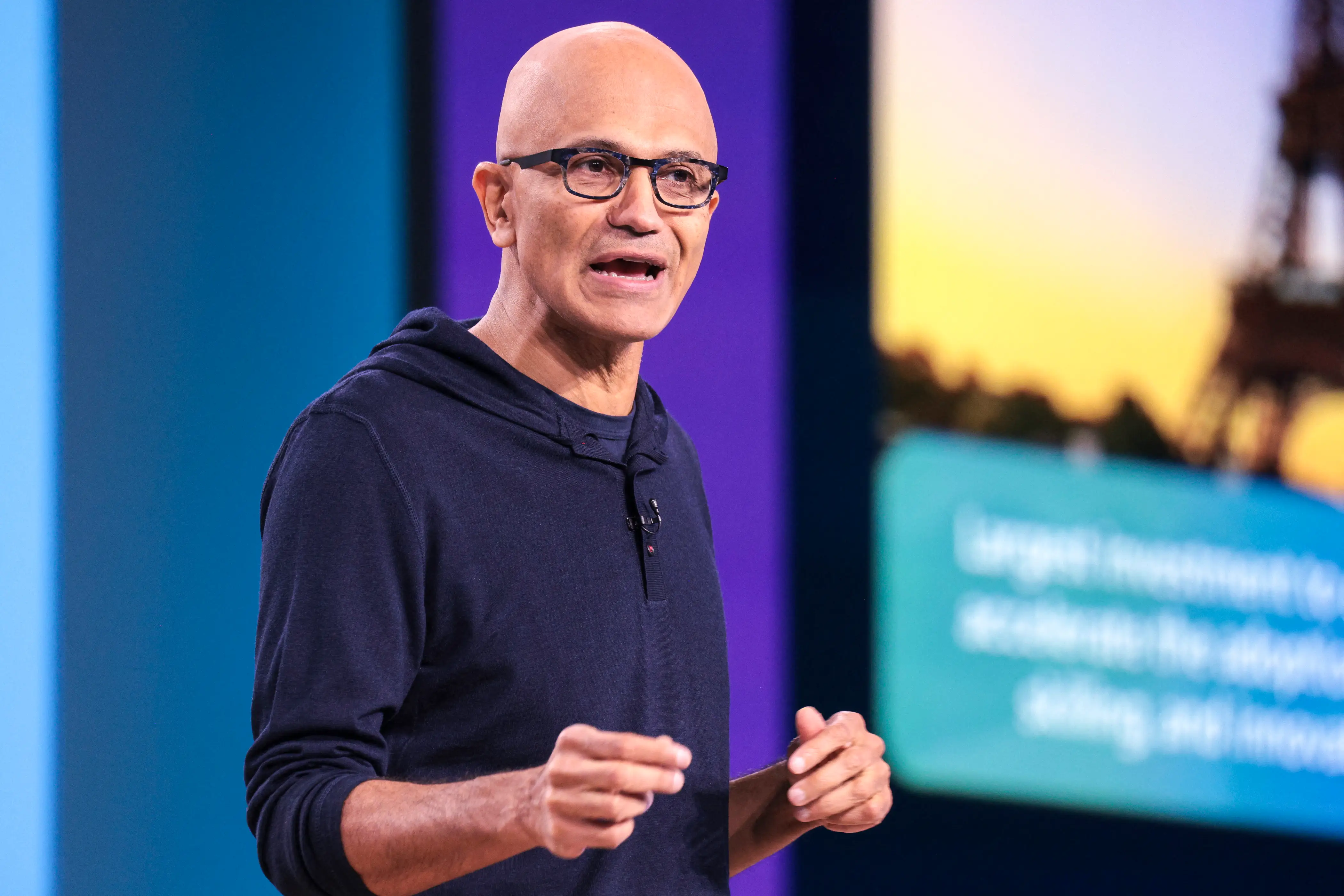 Microsoft CEO Satya Nadella.