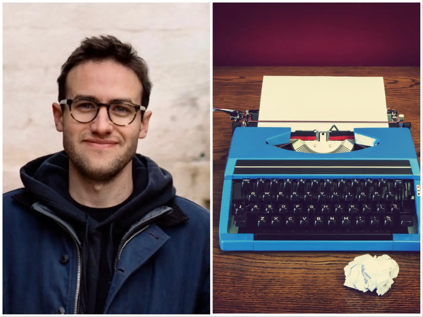 ben horwitz and a typwriter