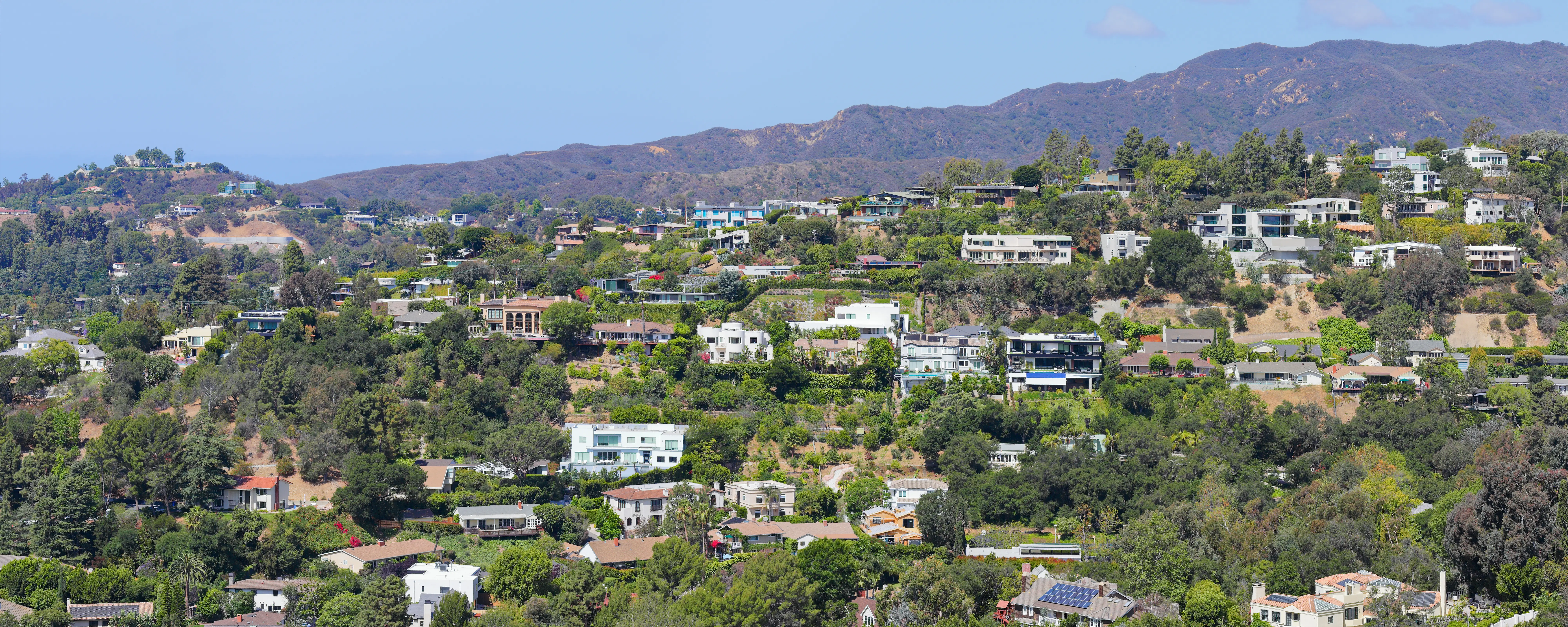 Hillside residences in the community of Bel Air.