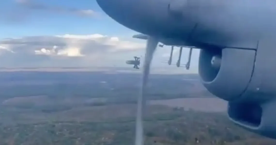 Ukraine’s Soviet-era ‘Shahed hunter’ turboprop plane is launching interceptor drones from the sky