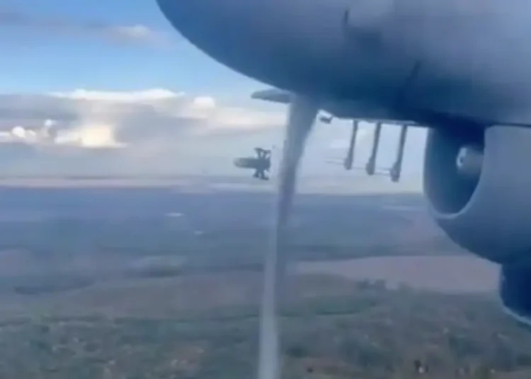 Ukraine’s Soviet-era ‘Shahed hunter’ turboprop plane is launching interceptor drones from the sky