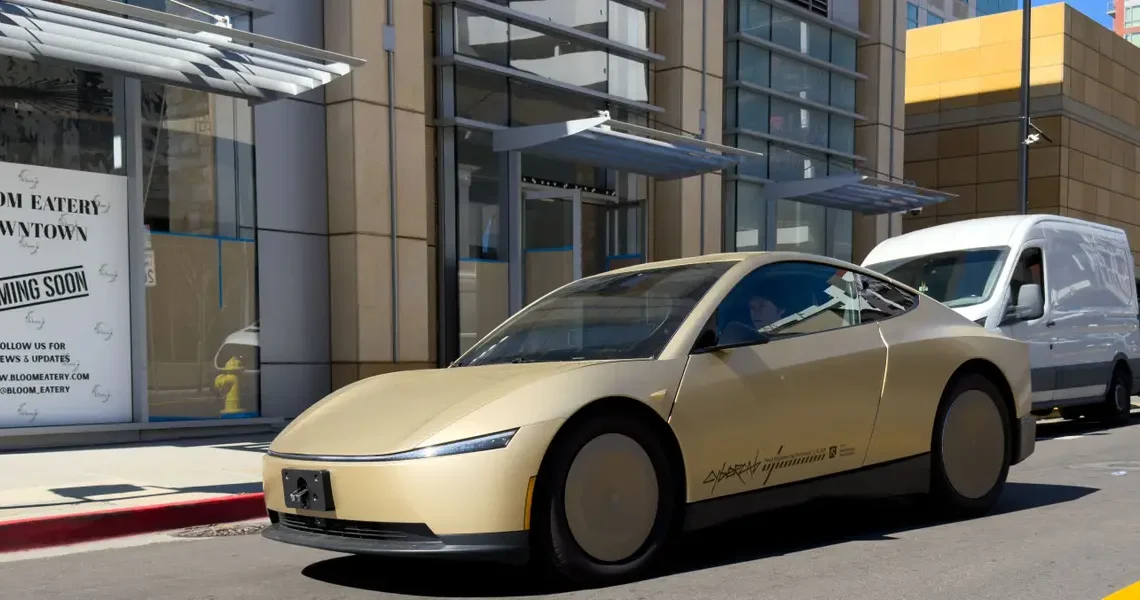 Watch the Cybercab robotaxi roll off Tesla’s production line