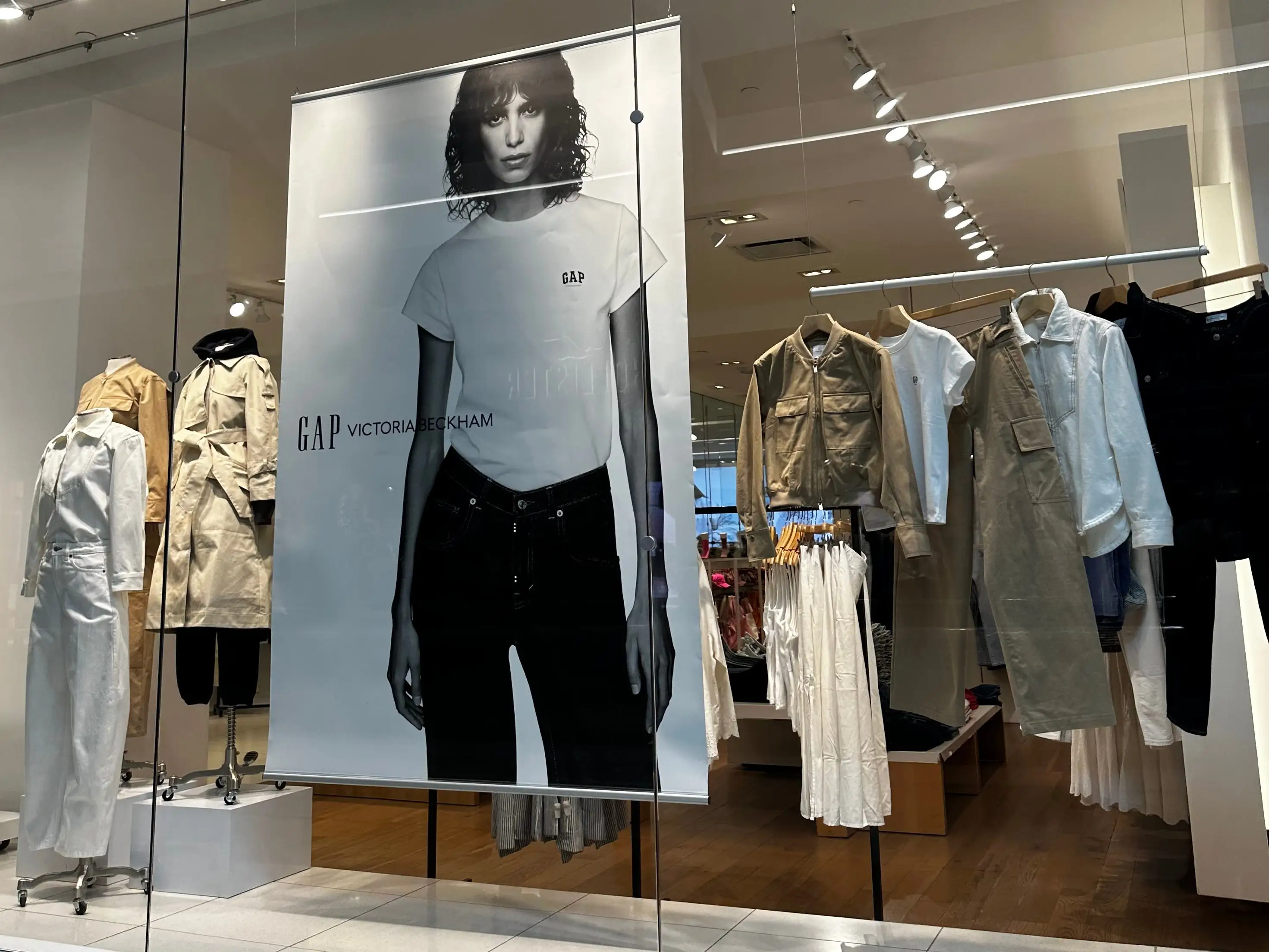 The exterior of a Gap store in New Jersey.