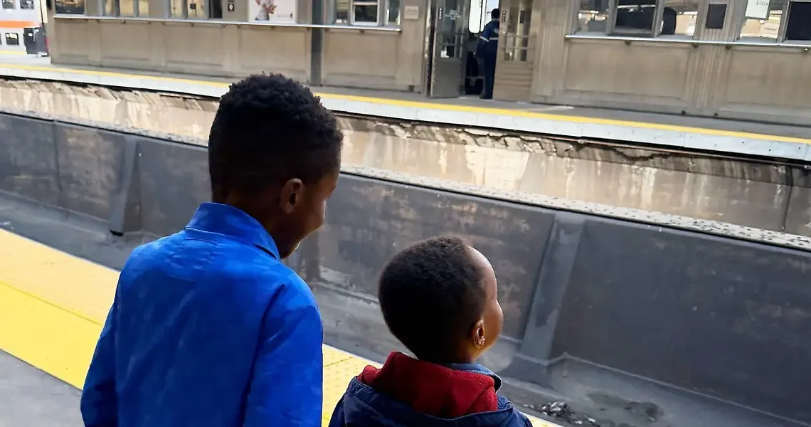 I brought my 3-year-old and 6-year-old sons to work with me. Here’s what I learned.