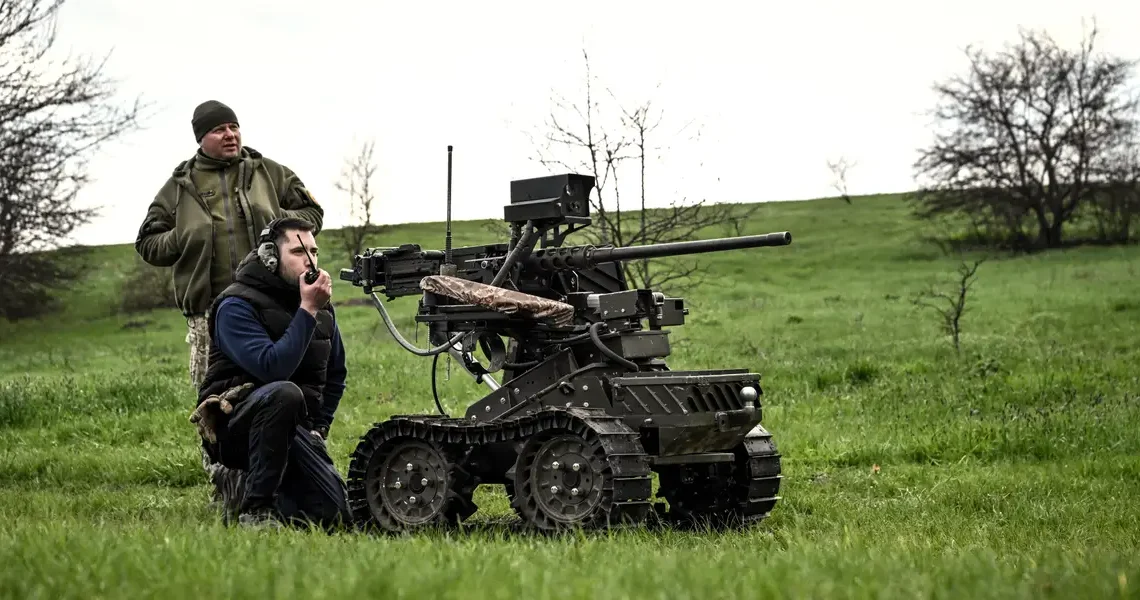 Ukraine’s fight shows the West why cheap robots could matter more than armored vehicles in a long war, arms maker says