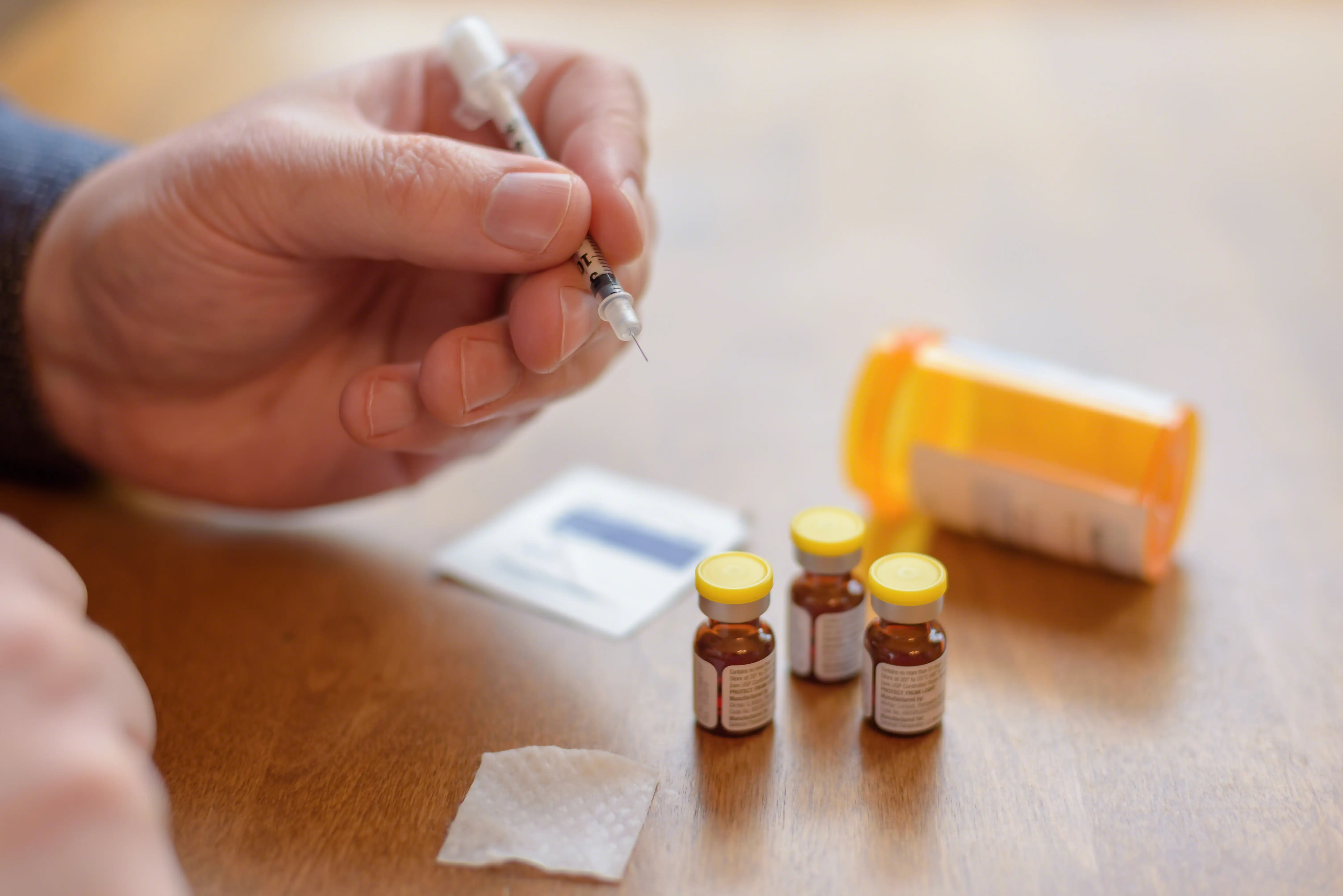 injection and bottles