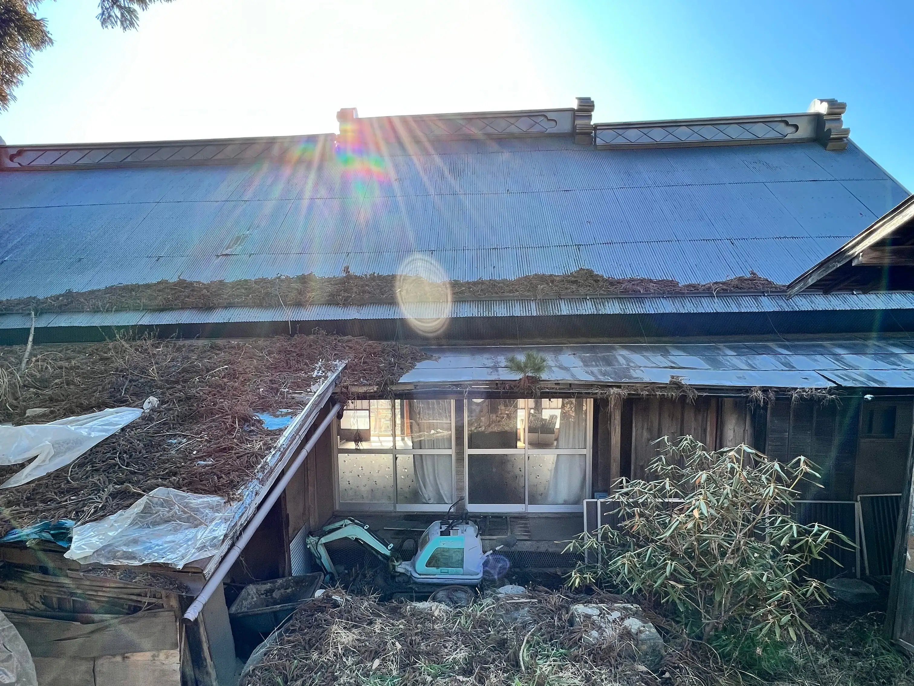 House in rural Japan before being renovated.