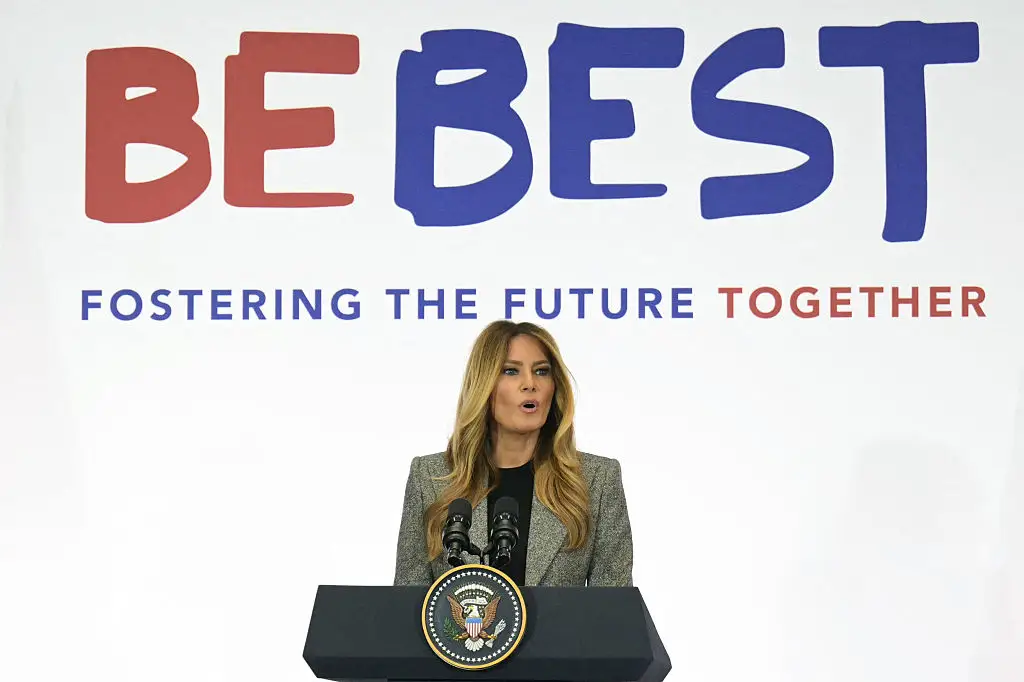 Melania Trump at a Be Best event.
