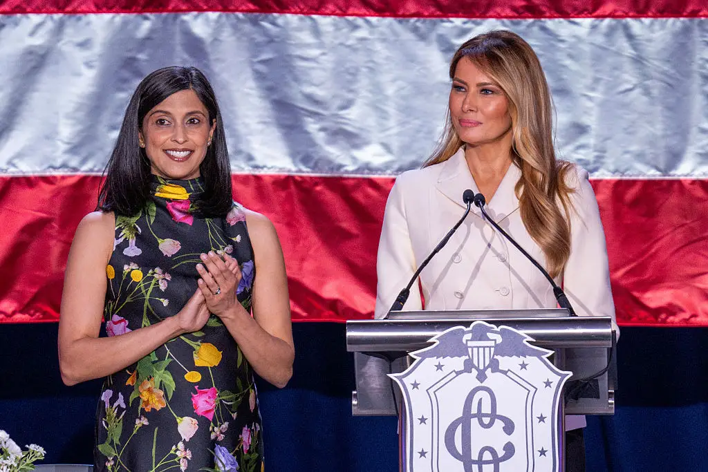 Melania Trump and Usha Vance.