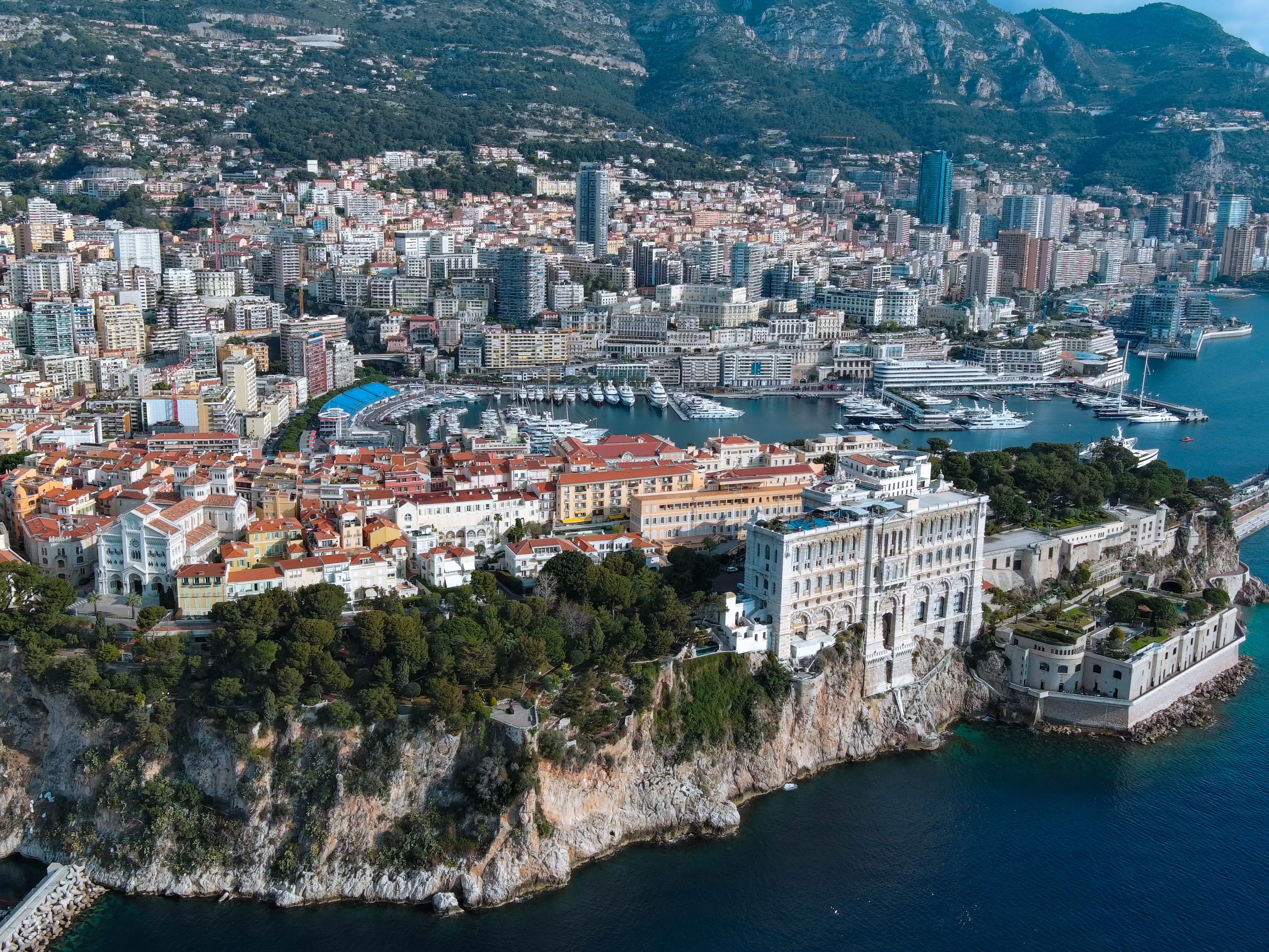 Buildings in Monaco.