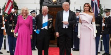 Melania Trump and Queen Camilla wore matching outfits during the royals’ White House visit. It was no accident.