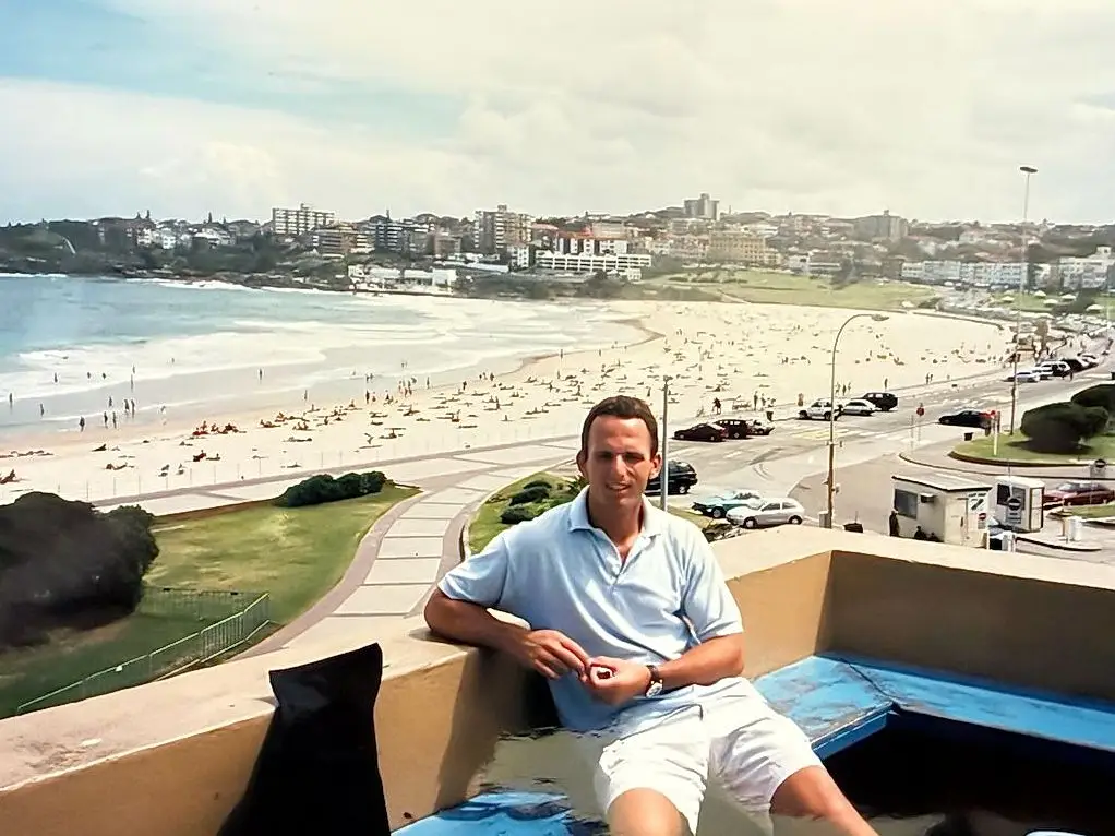David von Rosen on Bondi Beach