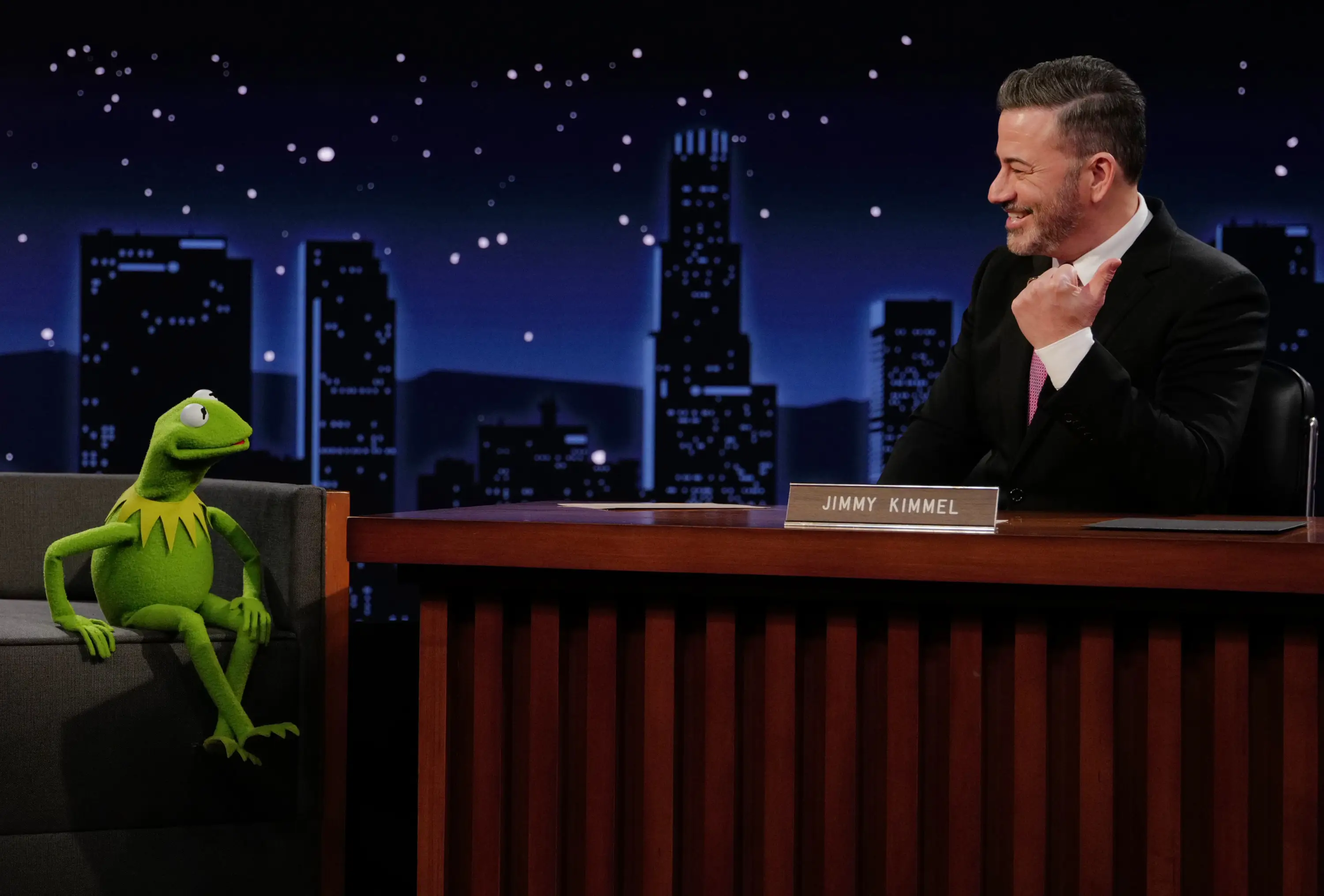 Jimmy Kimmel and Kermit the Frog on Jimmy Kimmel Live!, January 2026