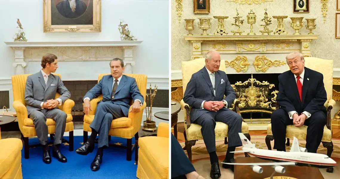 King Charles has met 10 US presidents, from Dwight Eisenhower to Donald Trump. Photos show their relationships through the years.