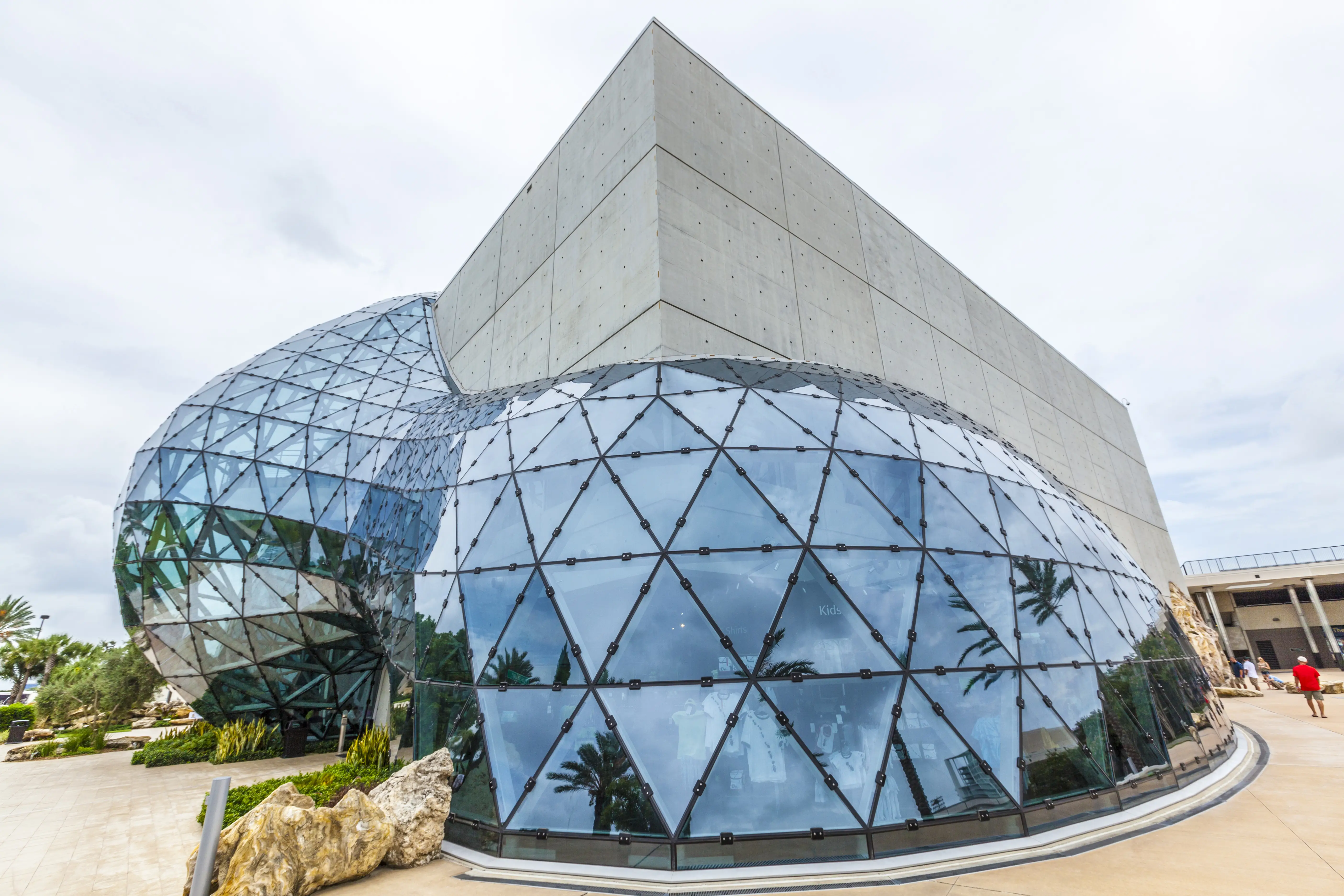 Exterior of Salvador Dali Museum in St. Petersburg, FL, USA. The museum has one of the largest collection of works of Salvador Dali in the world.